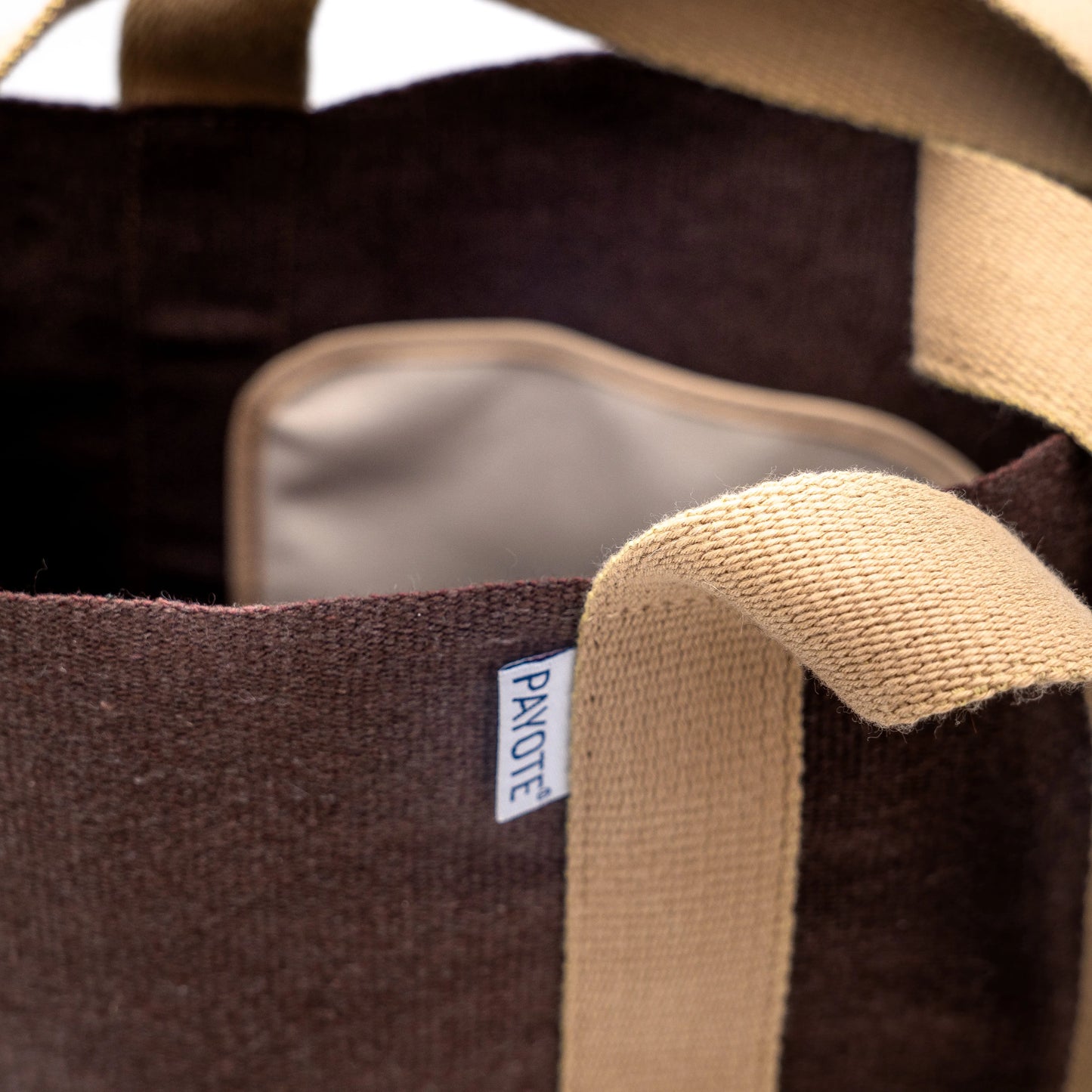 Sac espadrille marron