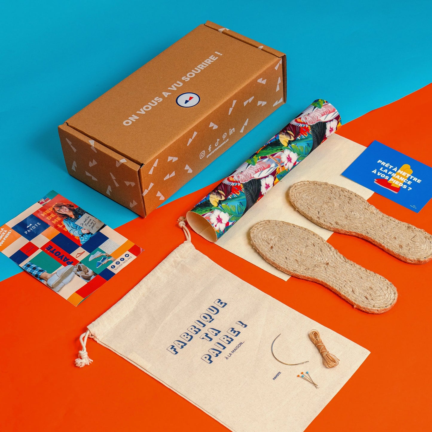 Kit Diy de fabrication de l'espadrille Emy