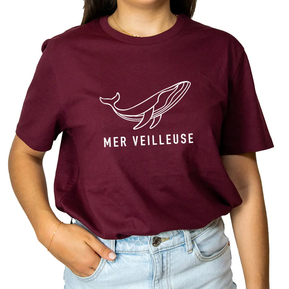 T-shirt Mer veilleuse Femme