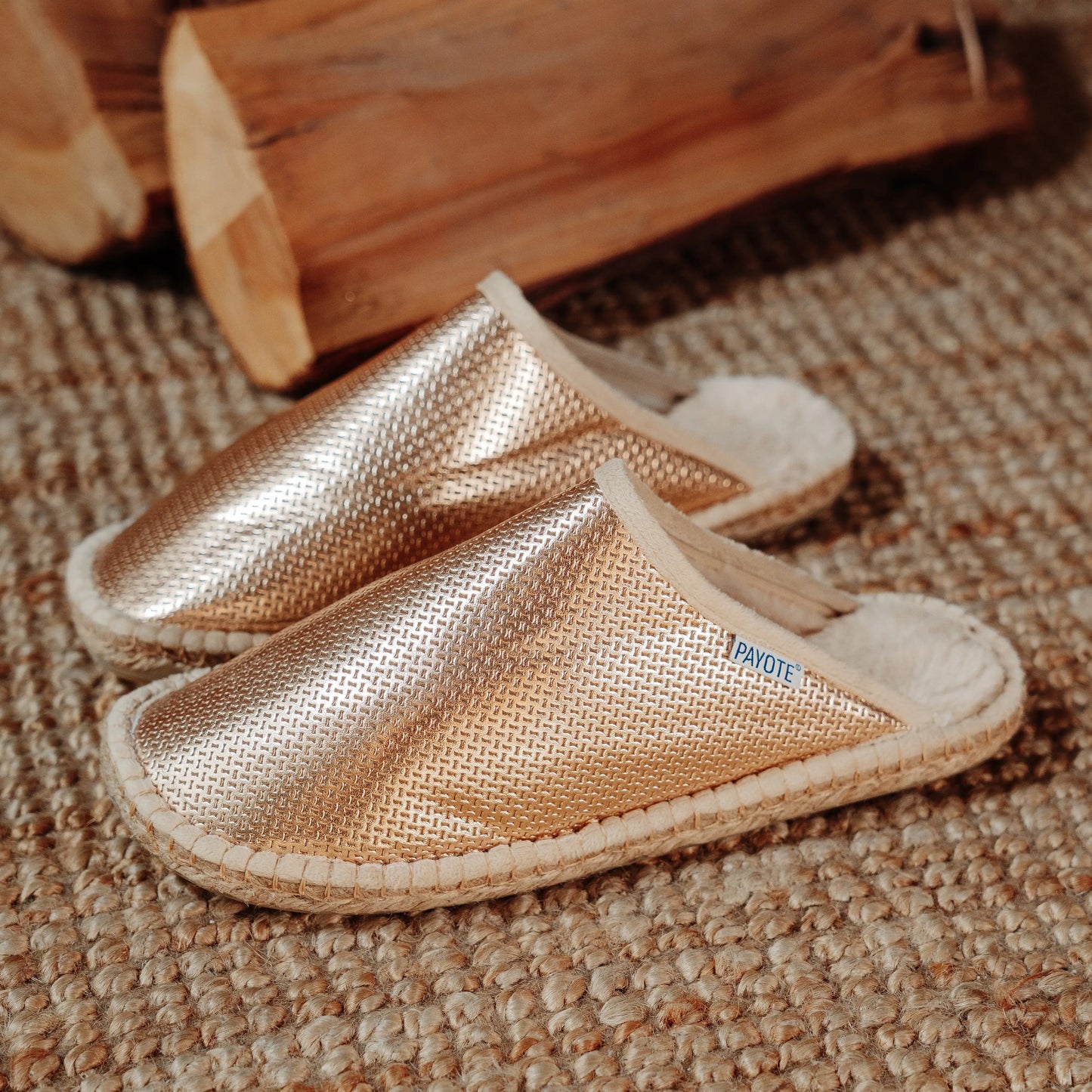 Mule Fourrée Bronze