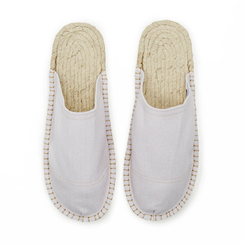 Mule Espadrille Mauve Délavé