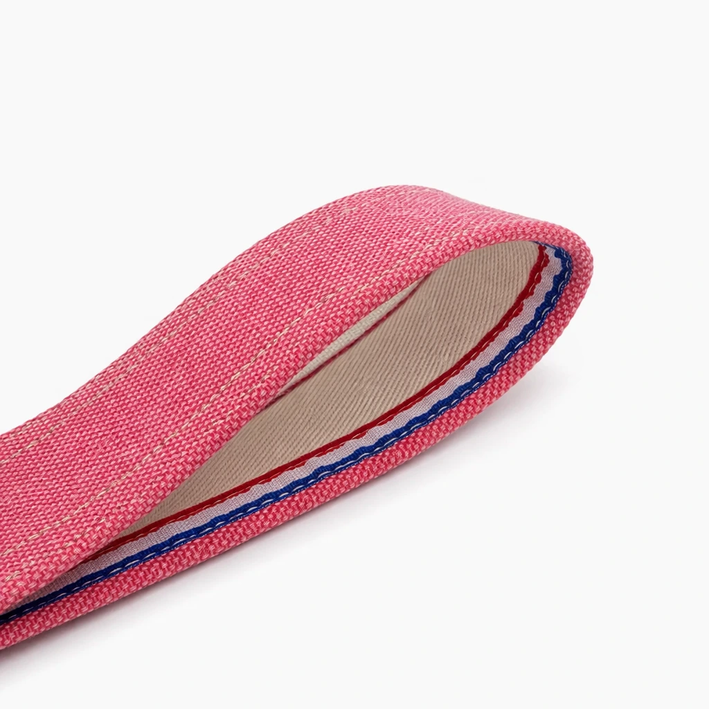 Porte-clés Sangle Rose Délavé