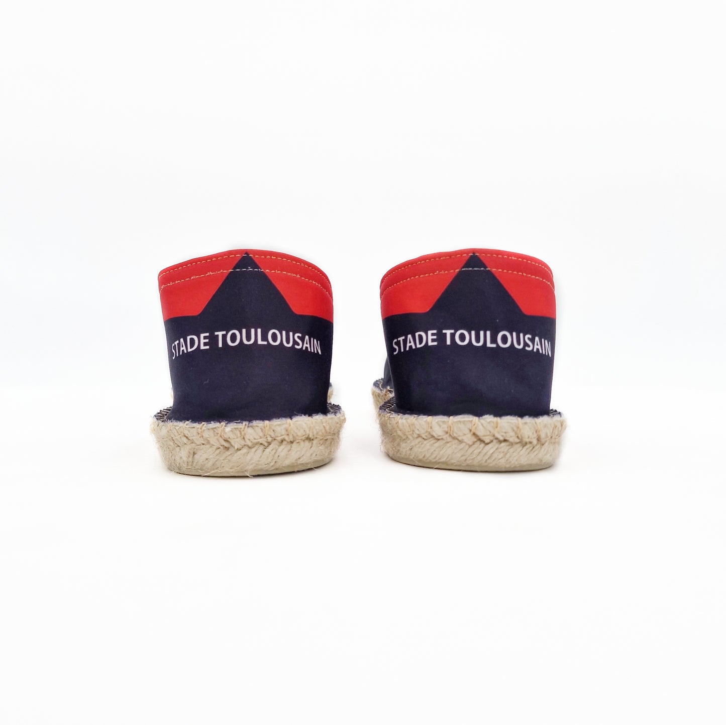 Vue arrière de l'espadrille du Stade Toulousain