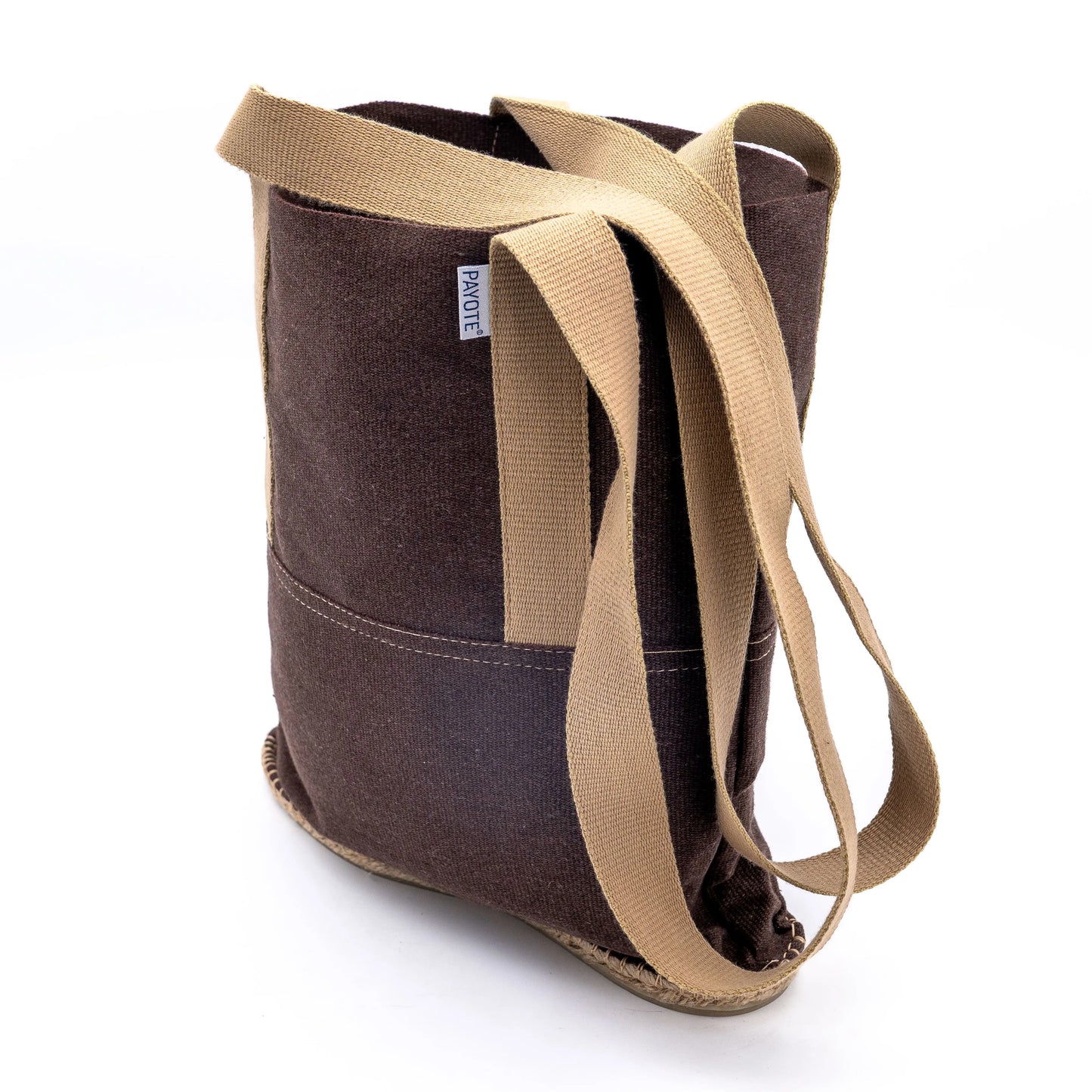 Sac espadrille marron