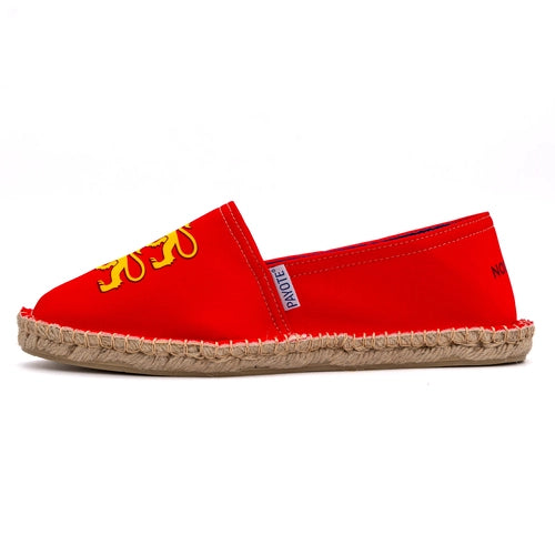 Espadrille Normande rouge et jaune