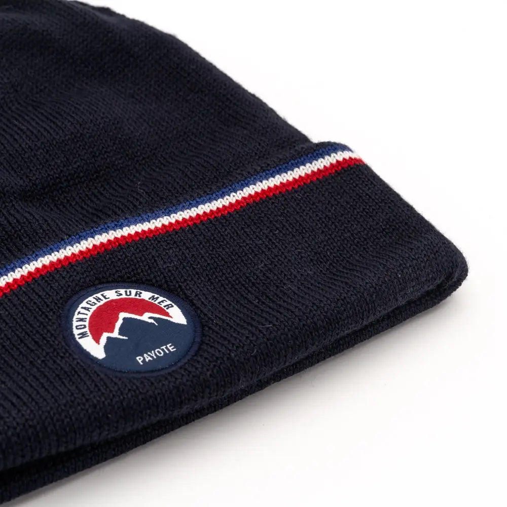 Payote Dark Navy Beanie with trim
