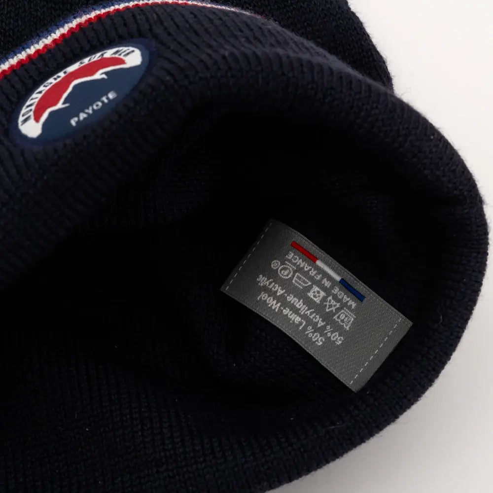 Payote Dark Navy Beanie with trim