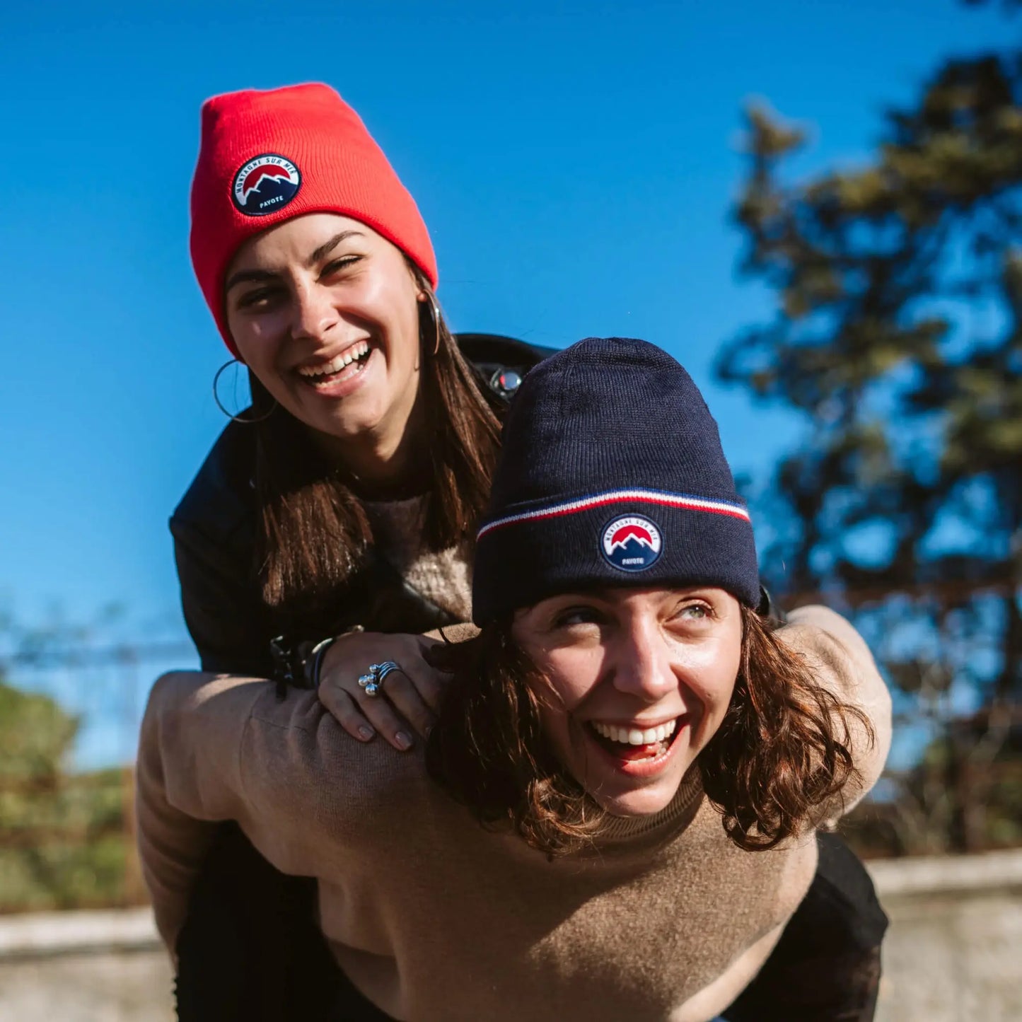Payote Dark Navy Beanie with trim