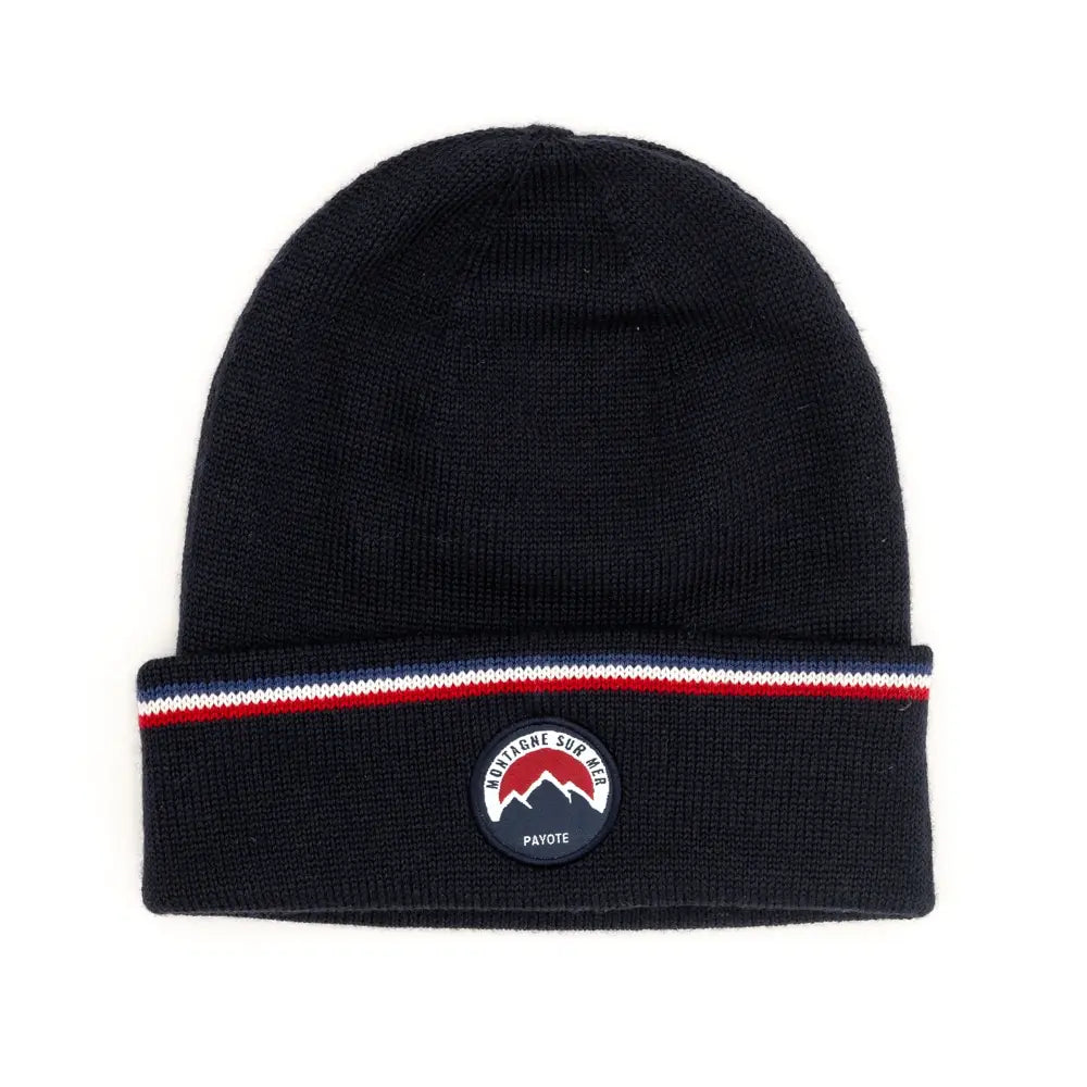 Payote Dark Navy Beanie with trim