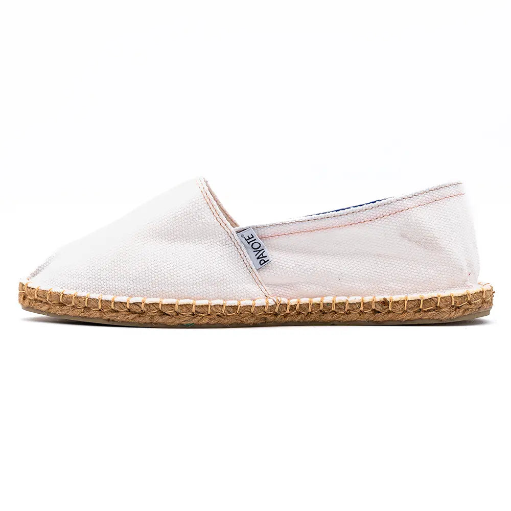 Espadrille blanche fabriquée en France