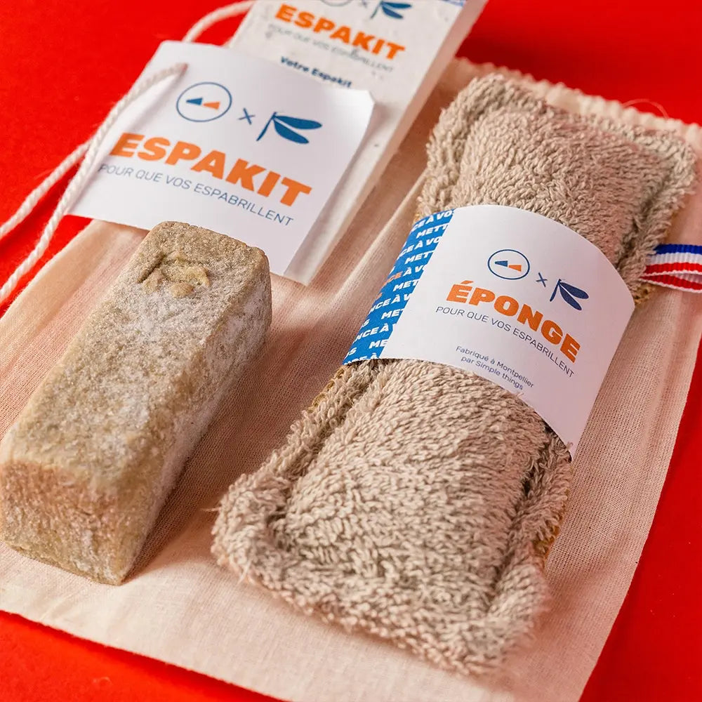 Nettoyer vos espadrilles avec notre kit de nettoyage