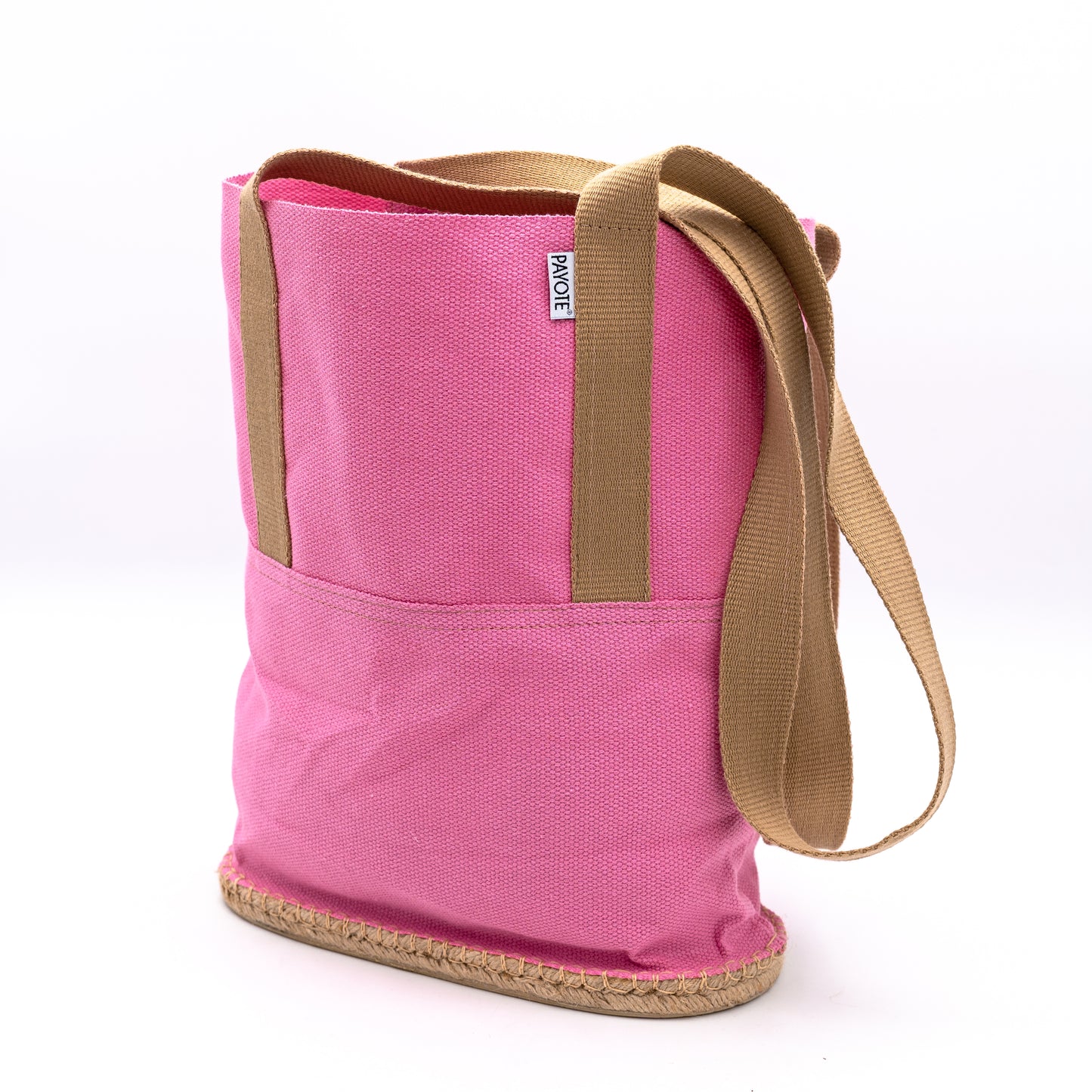 Sac espadrille rose fabriqué en France