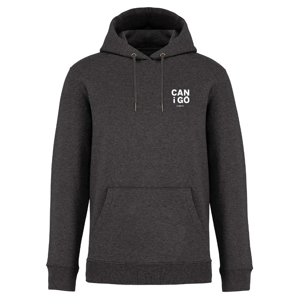 Recycled Hoodie - Canigó vertical heart