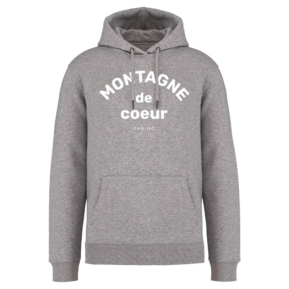 Sweat Capuche Recyclé - Montagne de Coeur