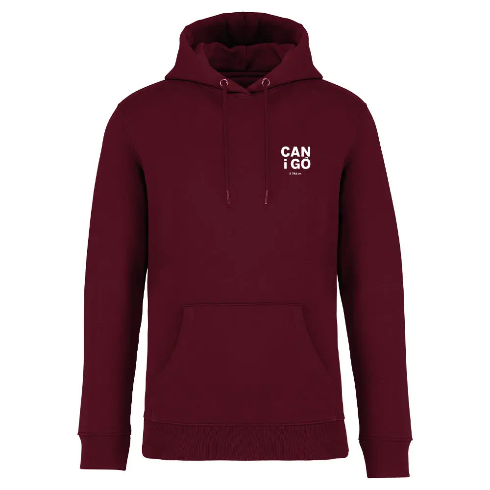 Recycled Hoodie - Canigó vertical heart