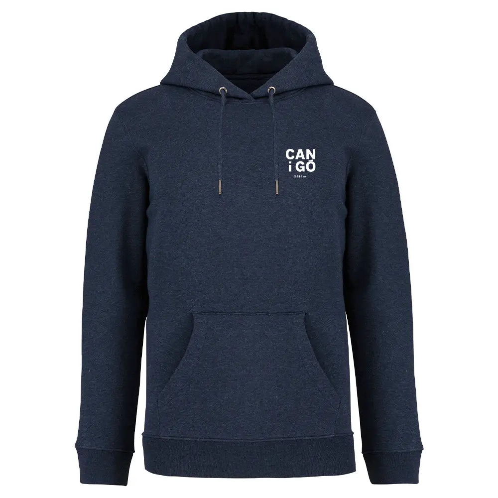 Recycled Hoodie - Canigó vertical heart