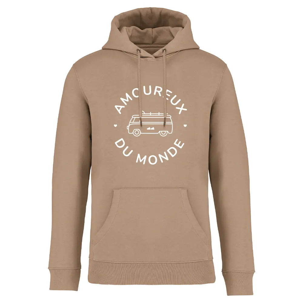 Sweat Capuche Recyclé - Amoureux du monde