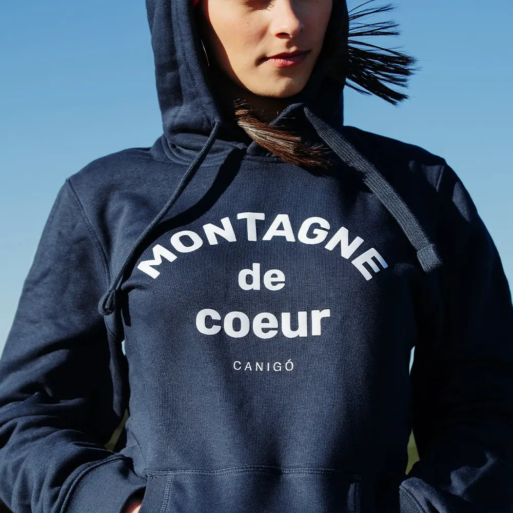 Sweat Capuche Recyclé - Montagne de Coeur