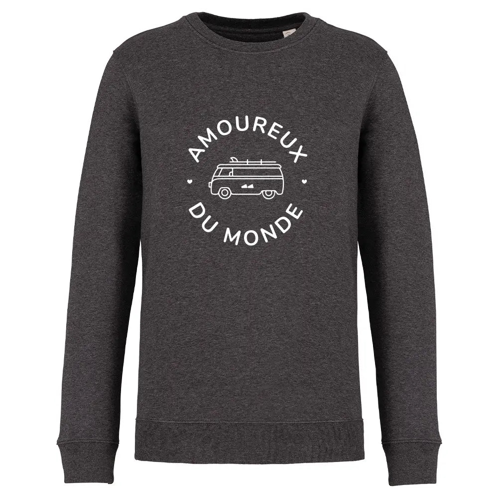 Recycled Round Neck Sweatshirt - Lovers of the World