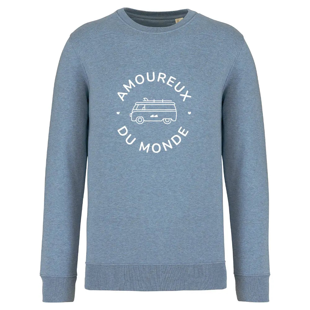 Recycled Round Neck Sweatshirt - Lovers of the World