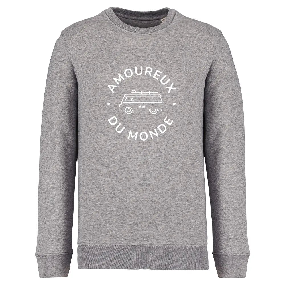 Recycled Round Neck Sweatshirt - Lovers of the World