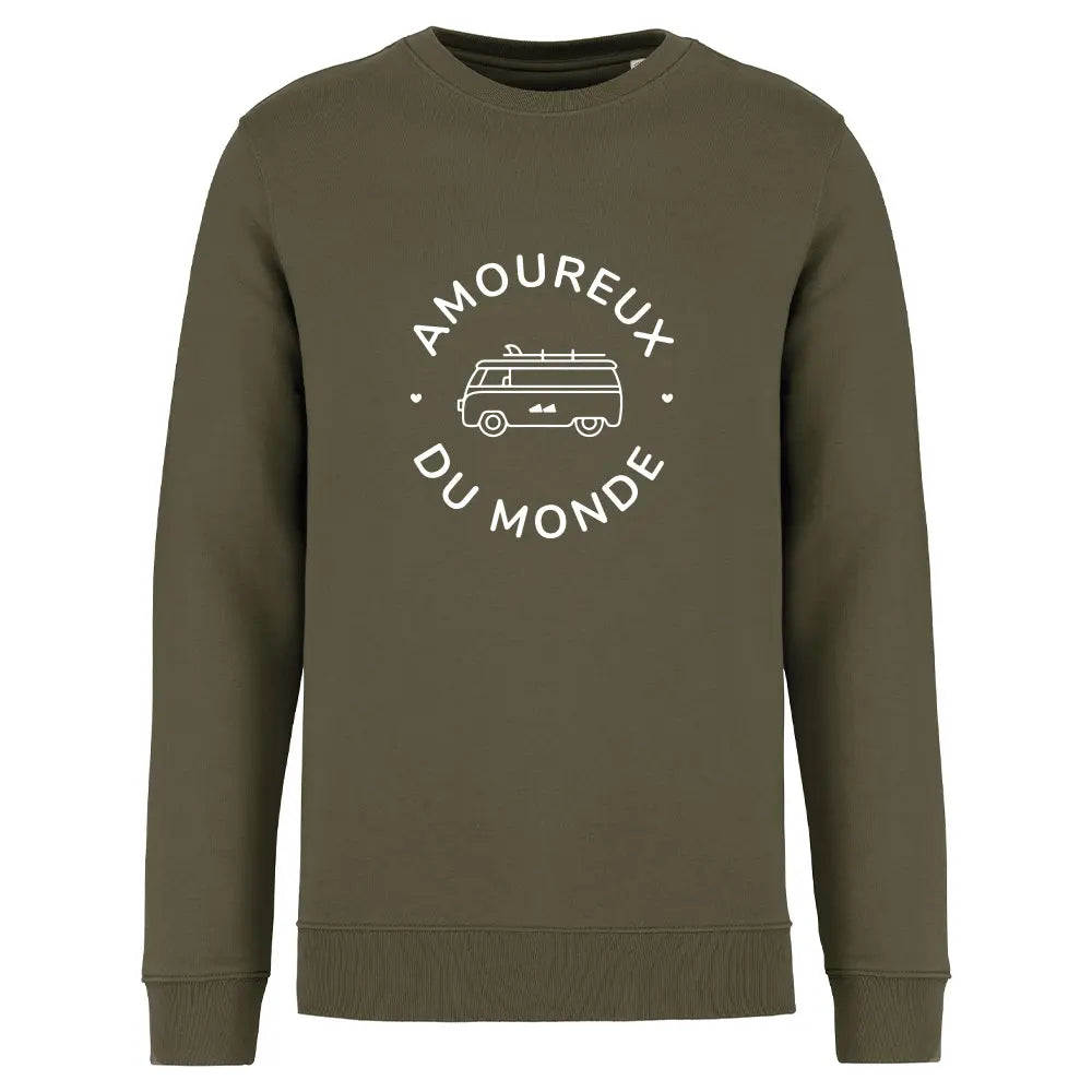 Recycled Round Neck Sweatshirt - Lovers of the World
