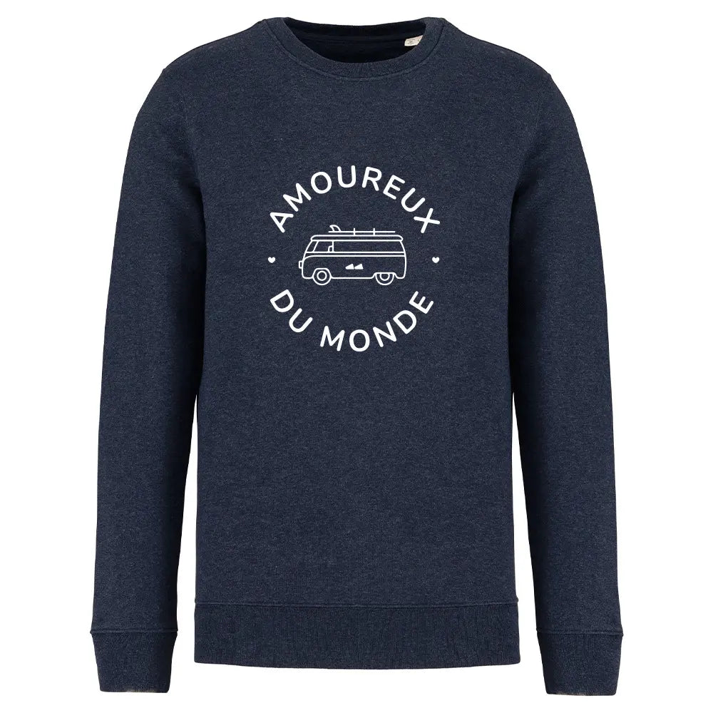Recycled Round Neck Sweatshirt - Lovers of the World
