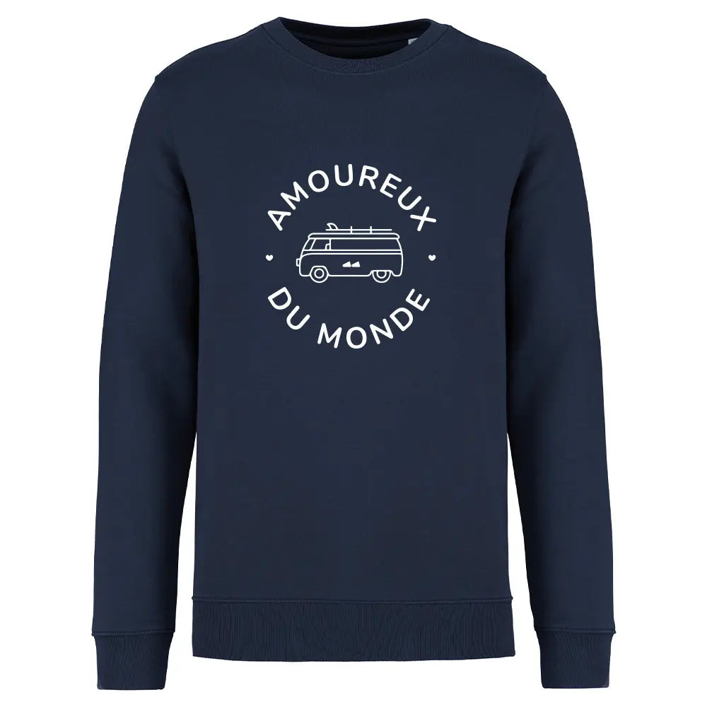 Recycled Round Neck Sweatshirt - Lovers of the World