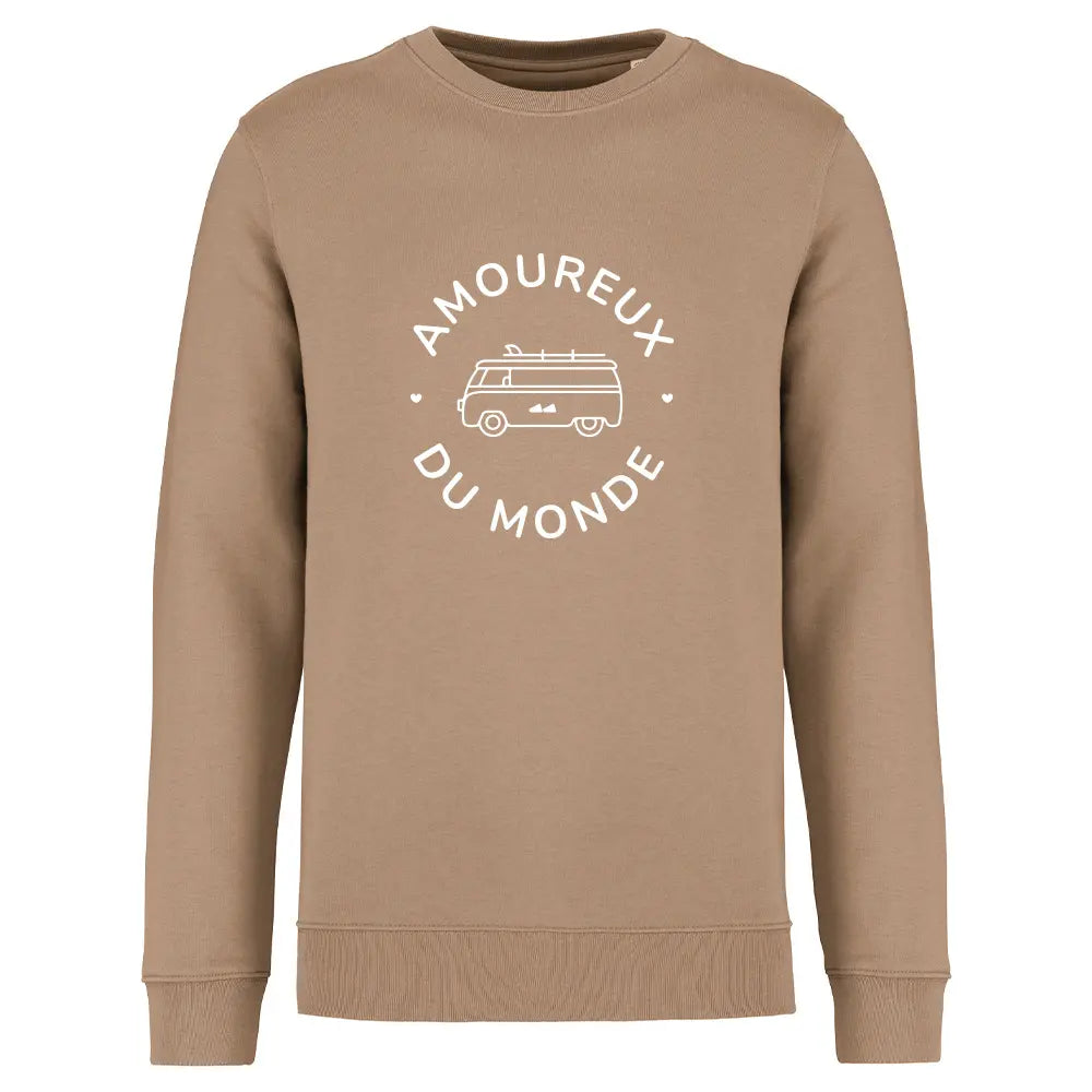 Recycled Round Neck Sweatshirt - Lovers of the World