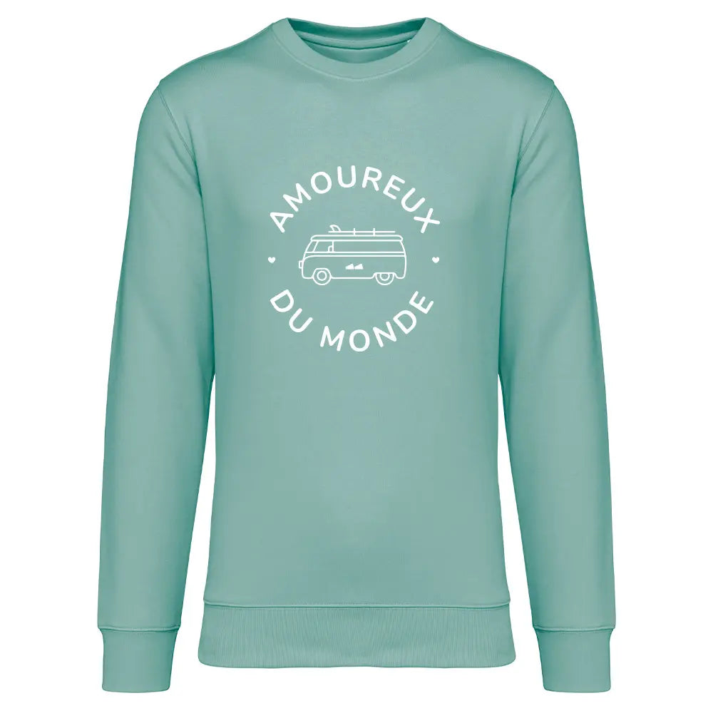 Recycled Round Neck Sweatshirt - Lovers of the World