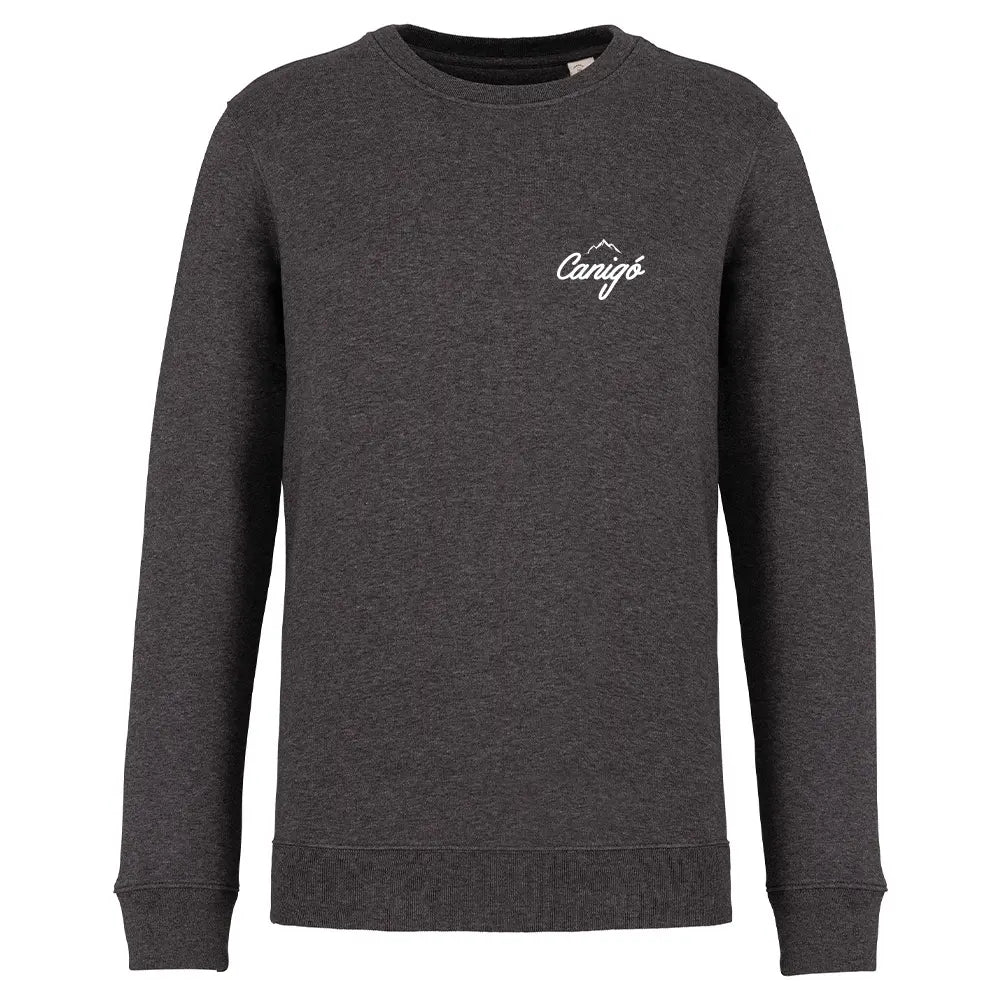 Recycled Round Neck Sweatshirt - Canigó heart
