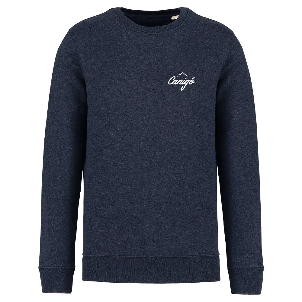 Recycled Round Neck Sweatshirt - Canigó heart