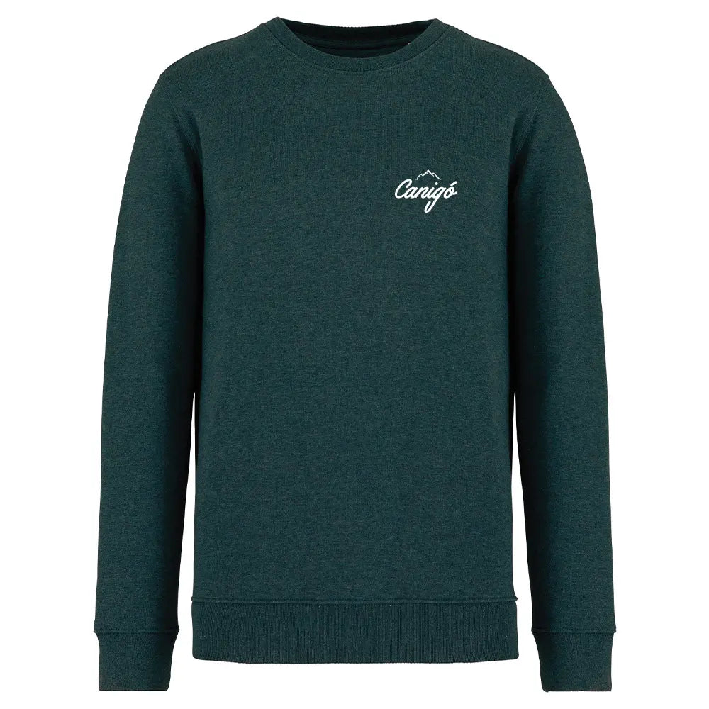 Recycled Round Neck Sweatshirt - Canigó heart