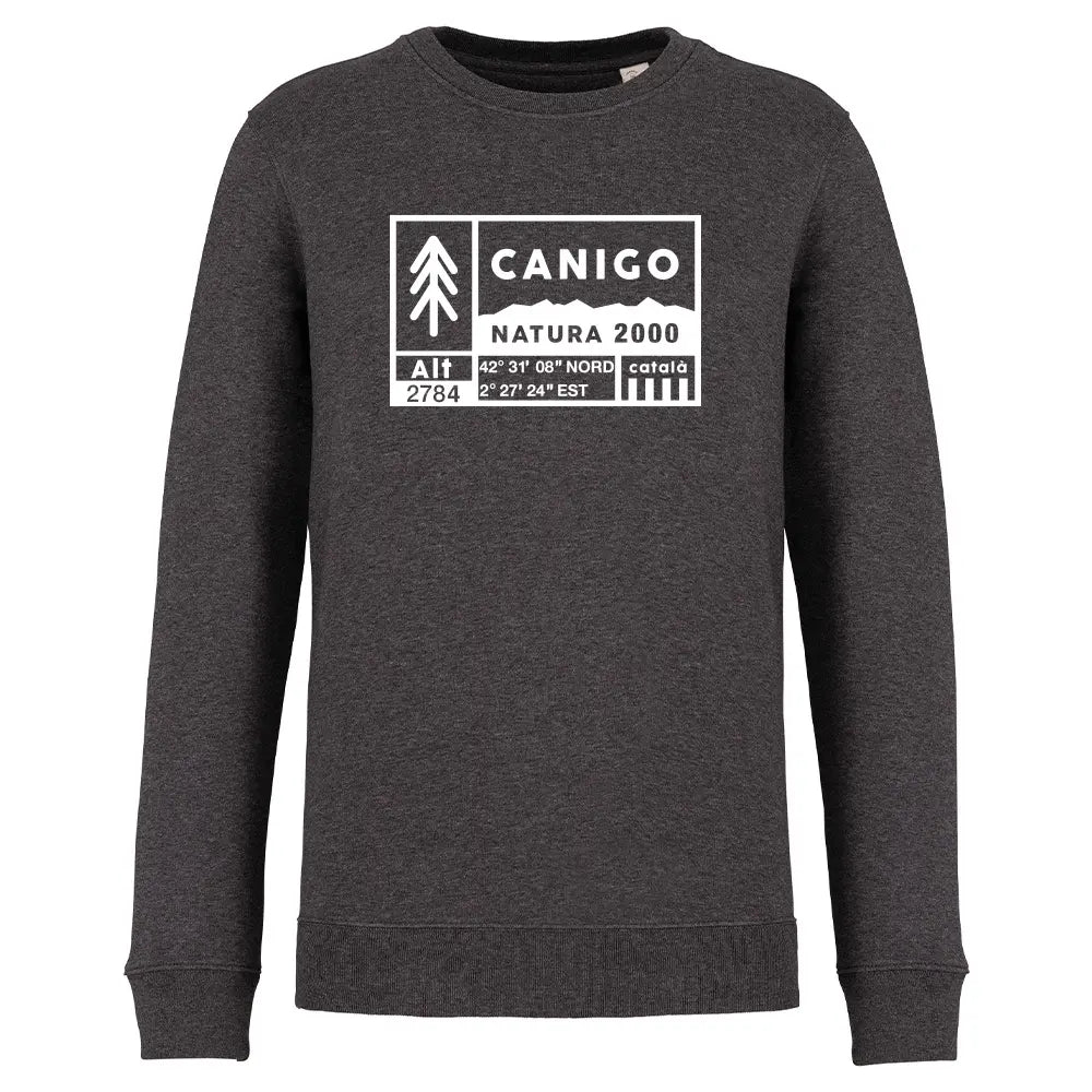 Recycled Round Neck Sweatshirt - Canigó Natura 2000