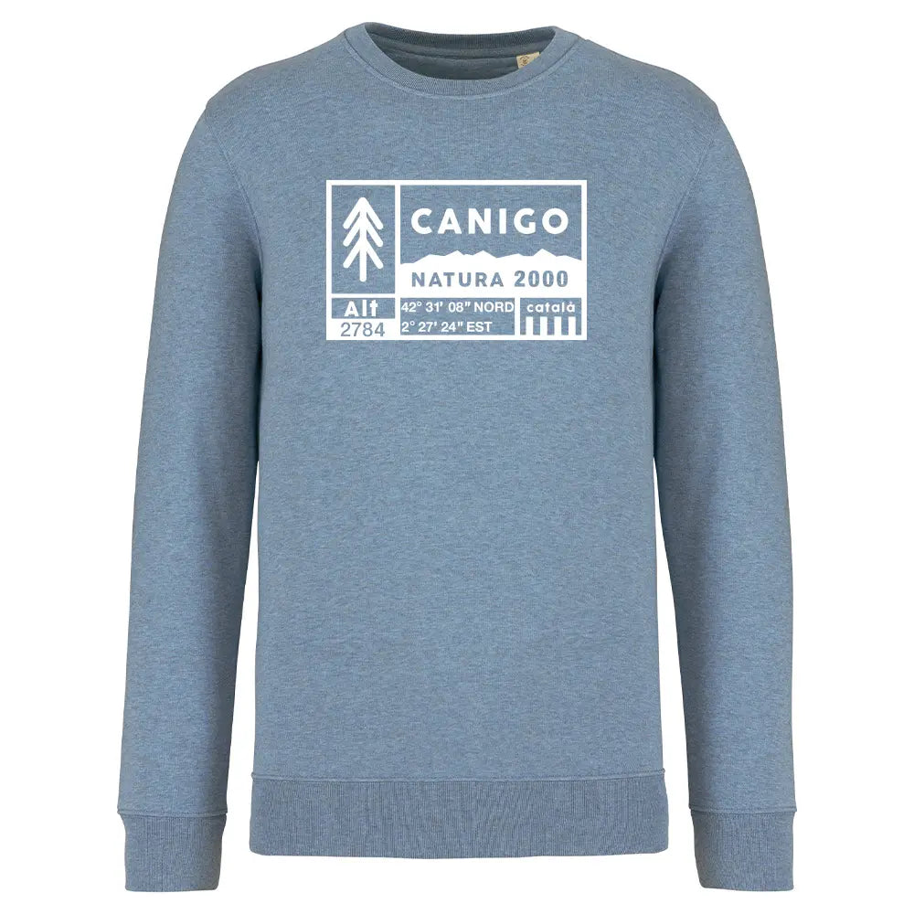 Recycled Round Neck Sweatshirt - Canigó Natura 2000