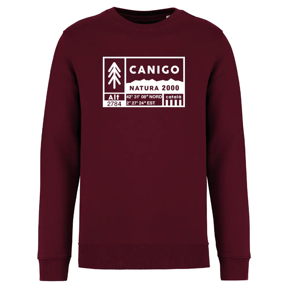 Recycled Round Neck Sweatshirt - Canigó Natura 2000