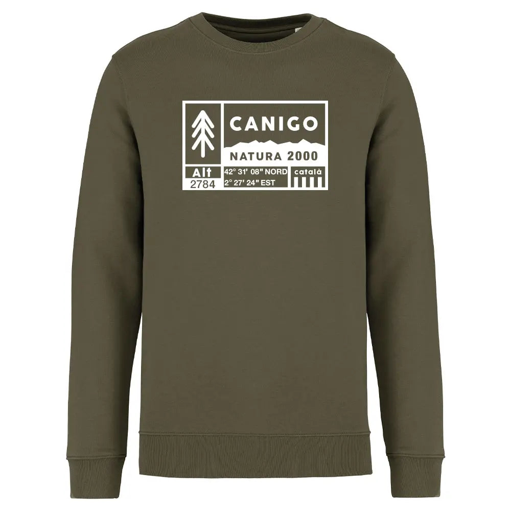 Recycled Round Neck Sweatshirt - Canigó Natura 2000