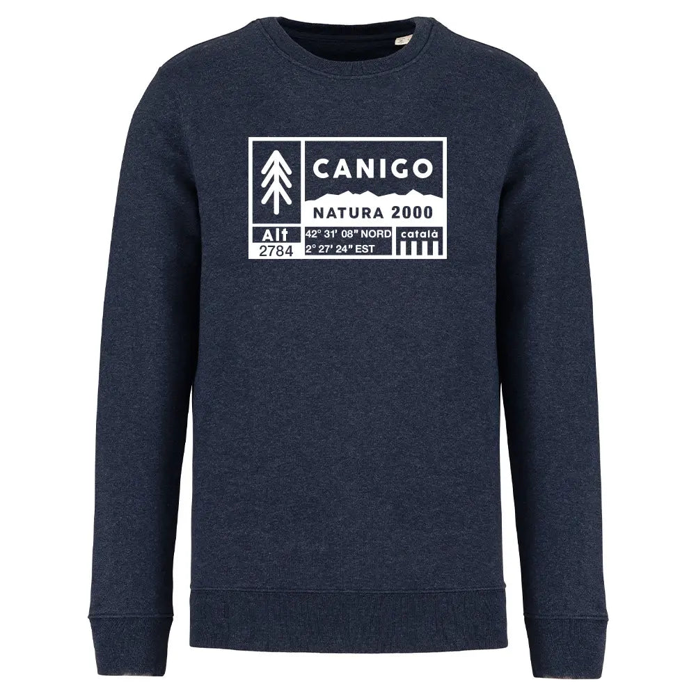 Recycled Round Neck Sweatshirt - Canigó Natura 2000