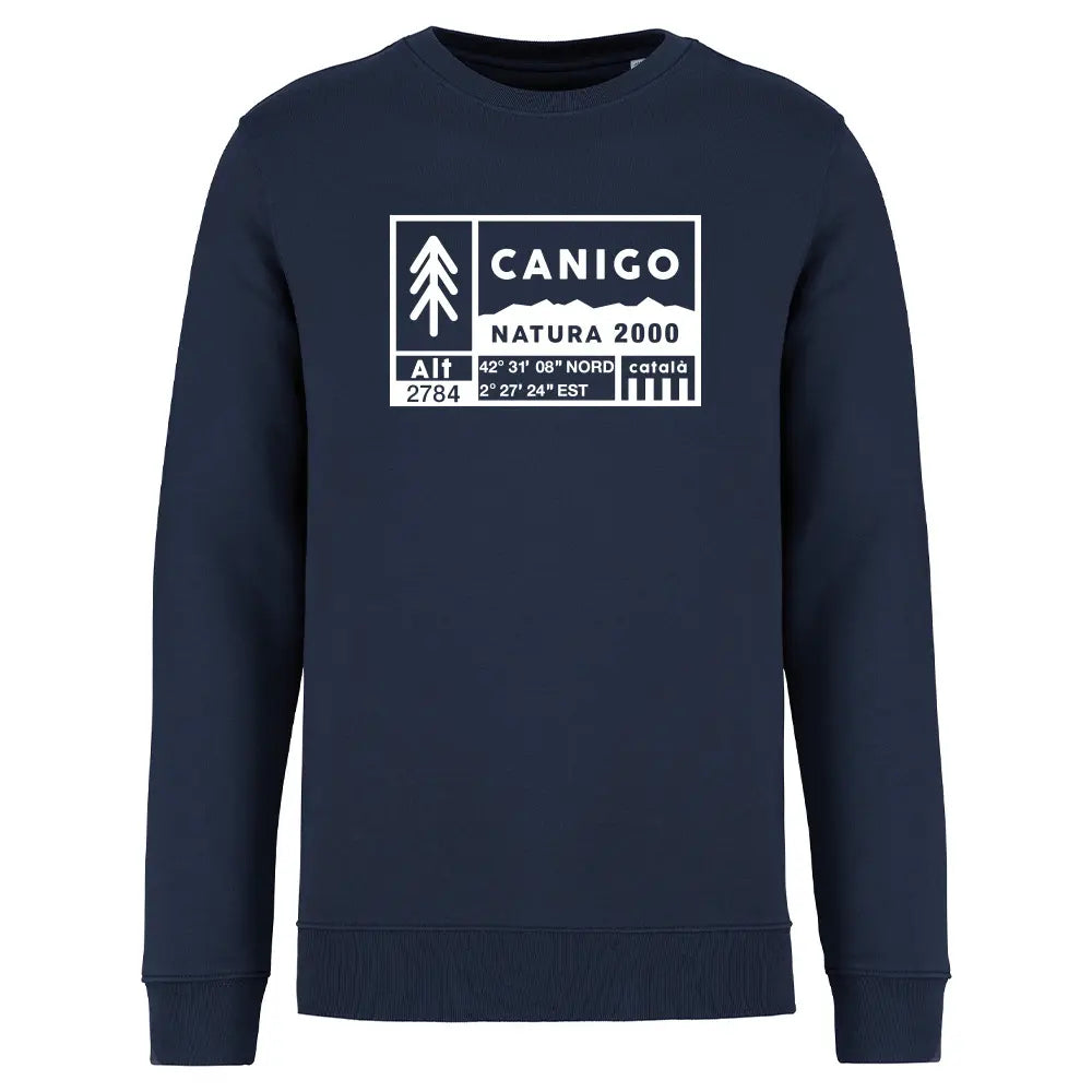 Recycled Round Neck Sweatshirt - Canigó Natura 2000
