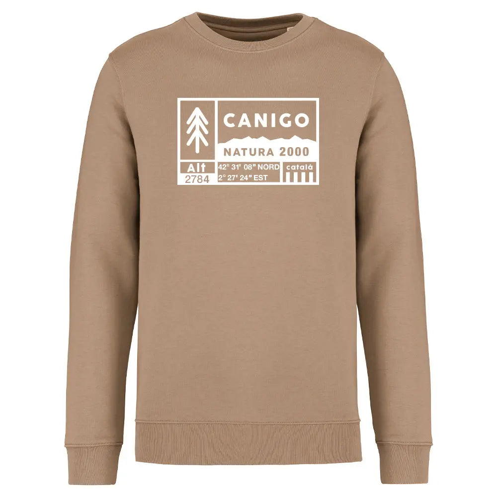 Recycled Round Neck Sweatshirt - Canigó Natura 2000