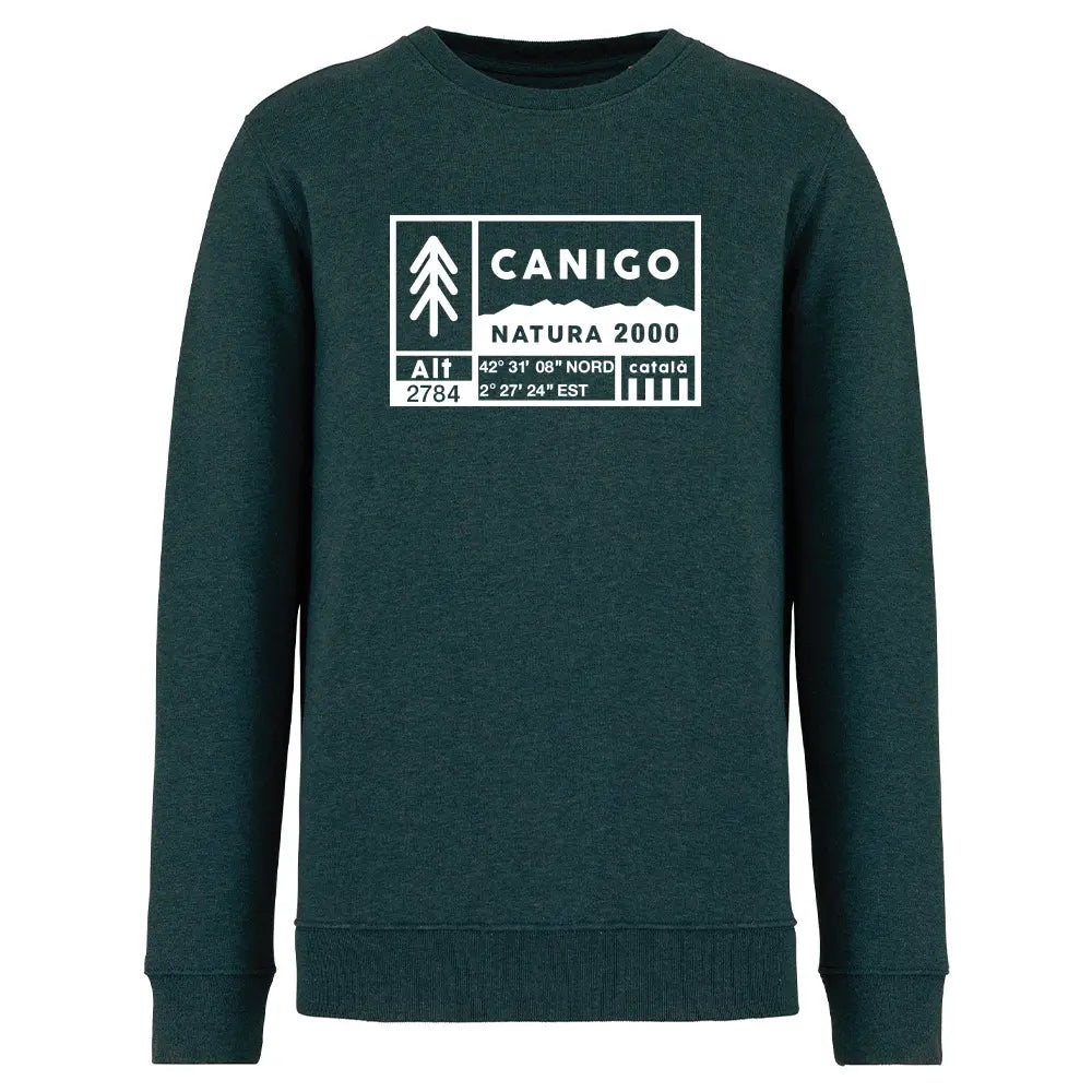 Recycled Round Neck Sweatshirt - Canigó Natura 2000