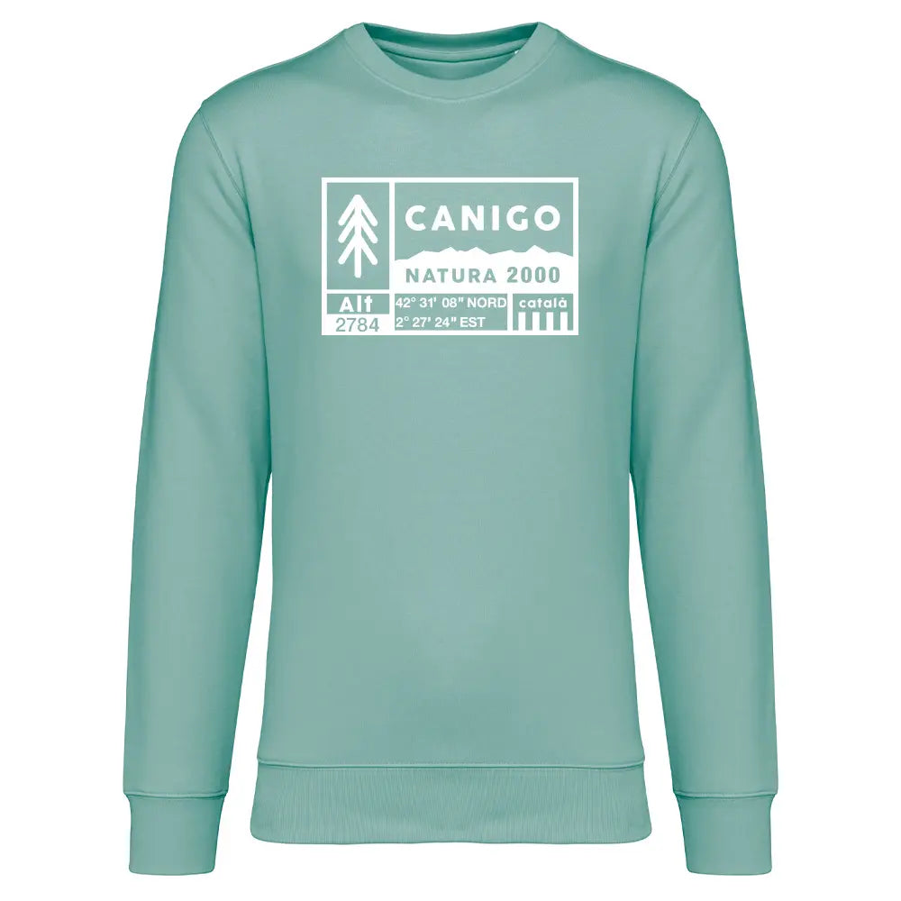 Recycled Round Neck Sweatshirt - Canigó Natura 2000