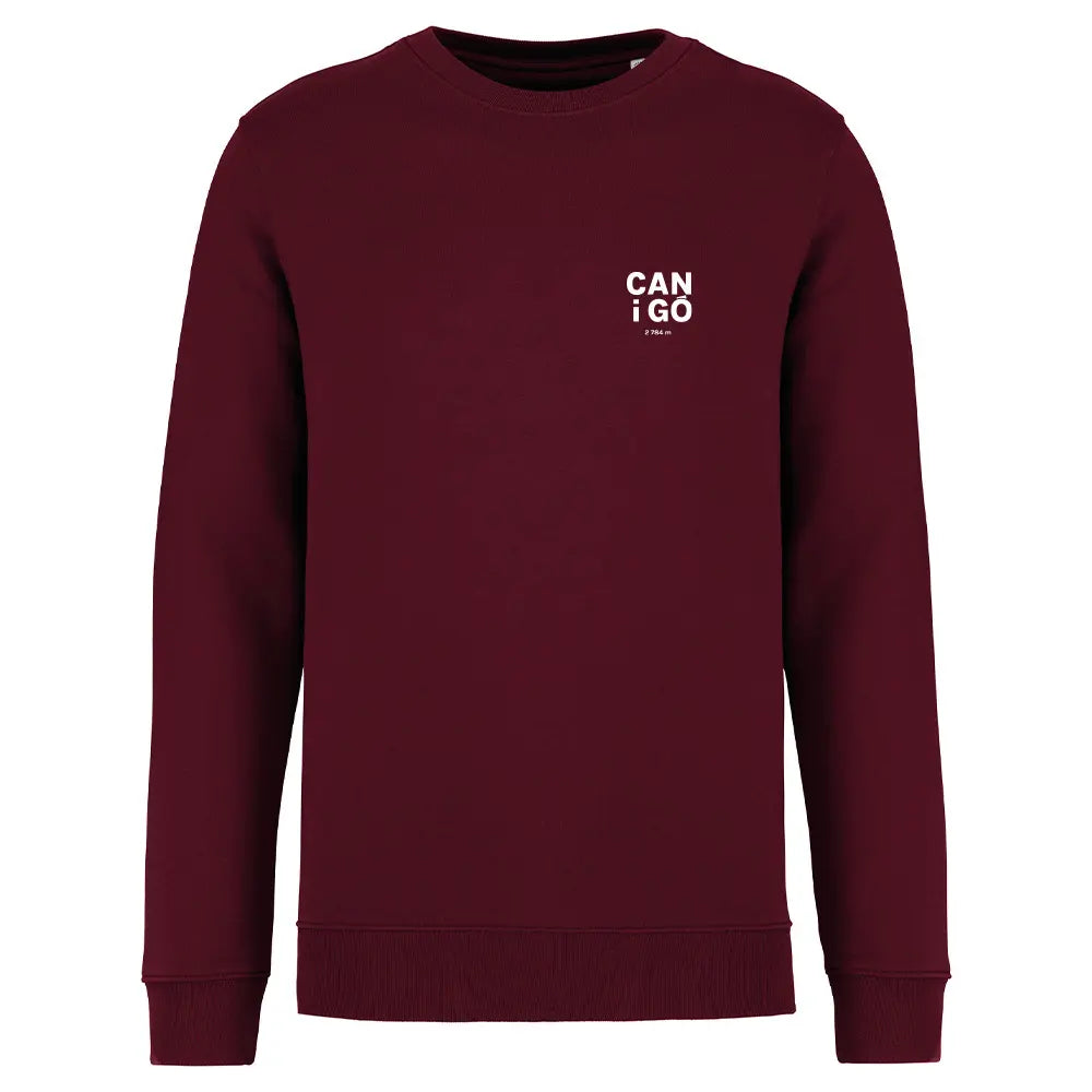 Recycled Round Neck Sweatshirt - Canigó vertical heart