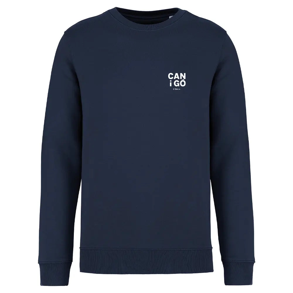 Recycled Round Neck Sweatshirt - Canigó vertical heart