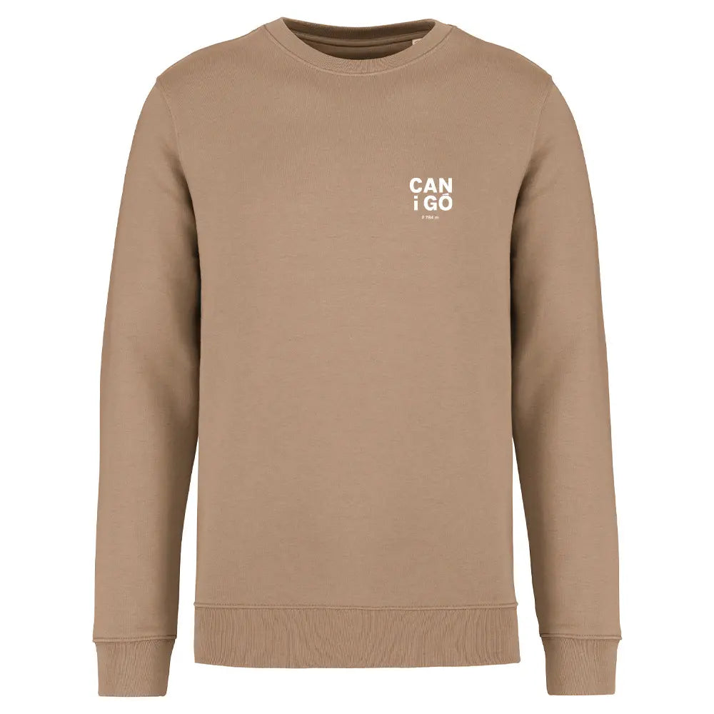 Recycled Round Neck Sweatshirt - Canigó vertical heart