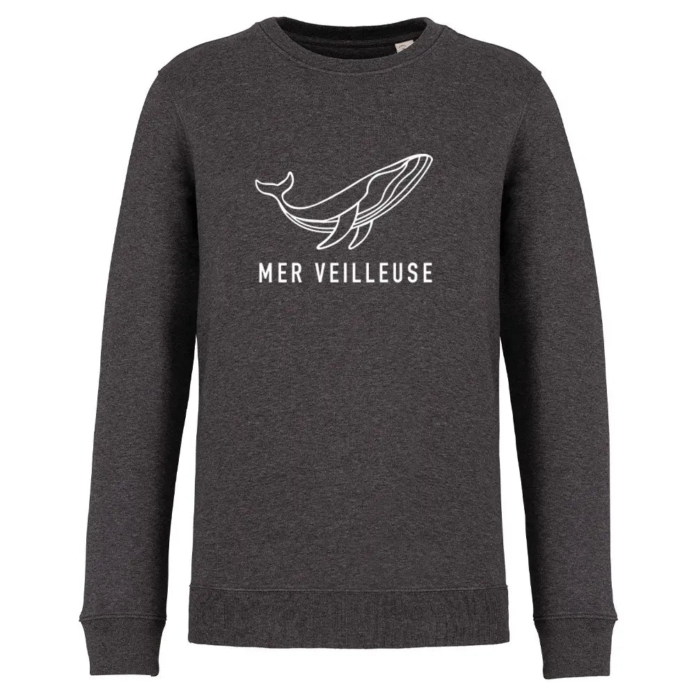 Recycled Round Neck Sweatshirt - Nightlight Sea