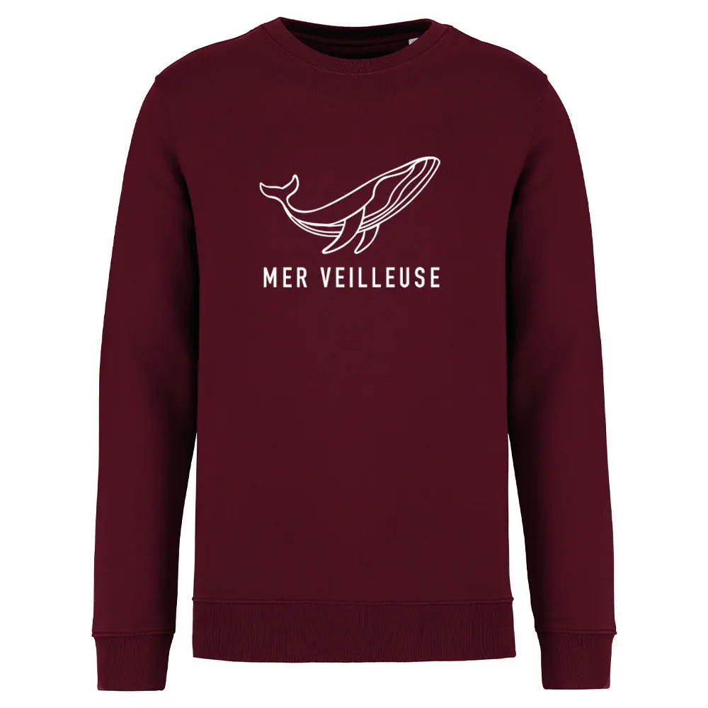 Recycled Round Neck Sweatshirt - Nightlight Sea