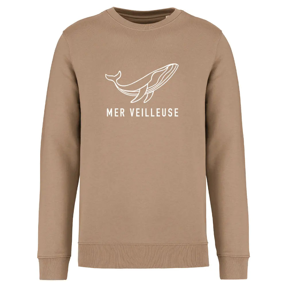 Recycled Round Neck Sweatshirt - Nightlight Sea