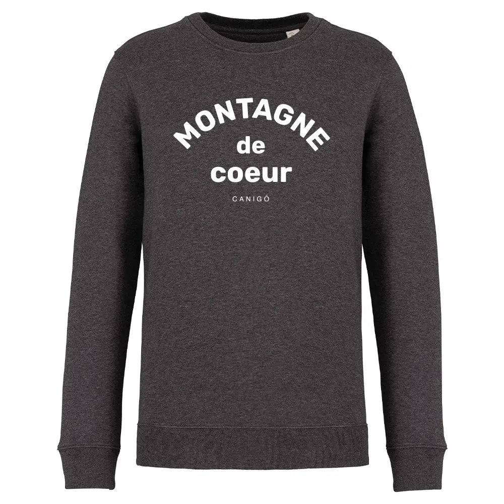 Recycled Round Neck Sweatshirt - Montagne de Coeur