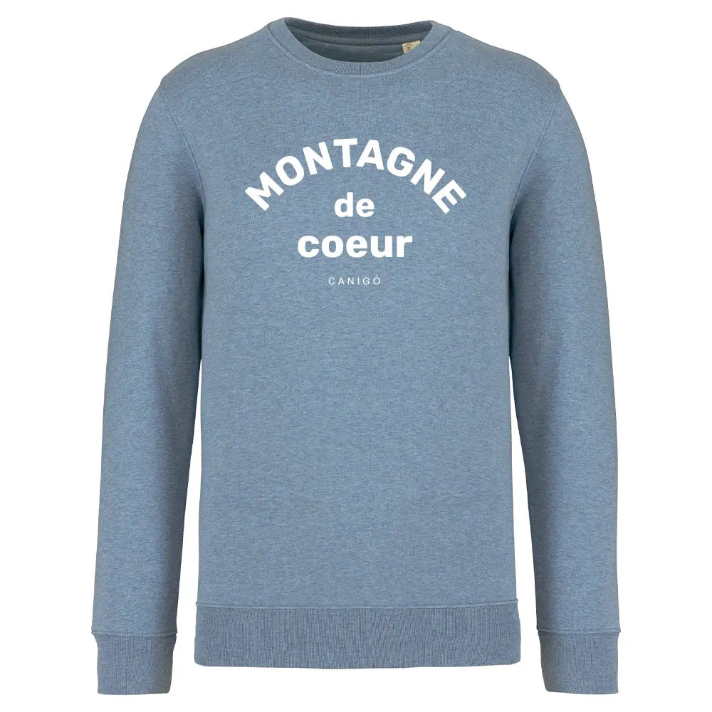 Recycled Round Neck Sweatshirt - Montagne de Coeur